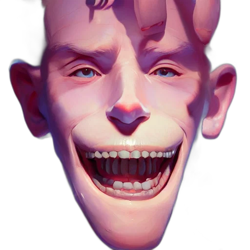 face, creature, mask, robot transparent PNG cut-out