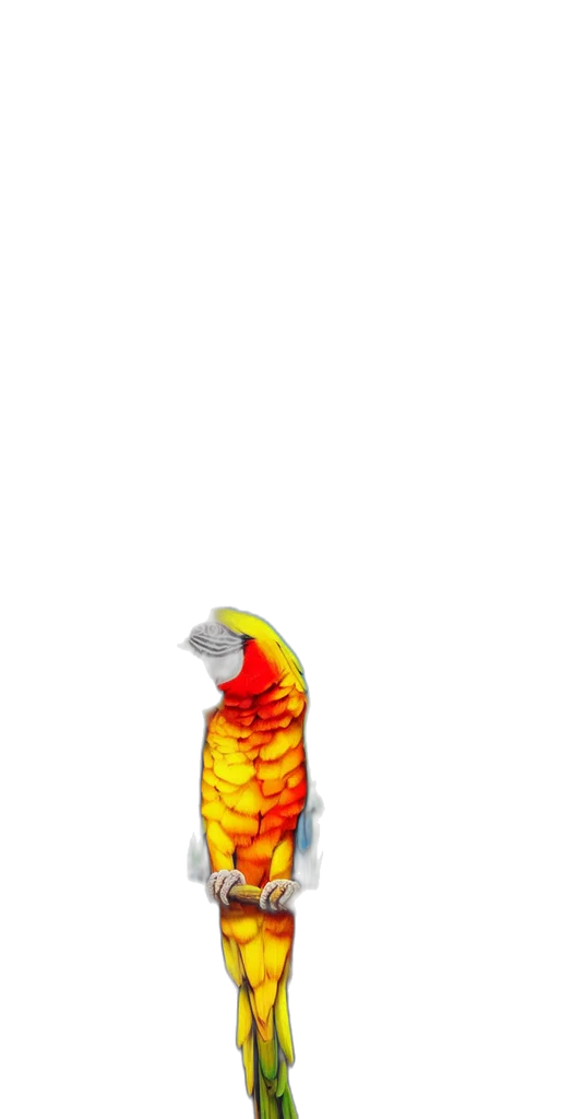 animal, creature, dragon, hat, concept art, 3d render, vaporwave, pixel art transparent PNG cut-out