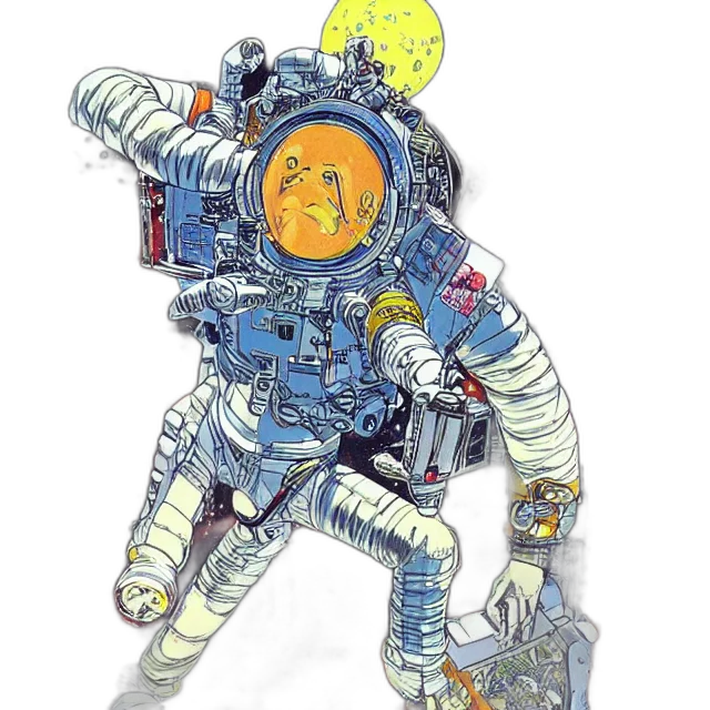 robot, jacket, weapon, concept art transparent PNG cut-out