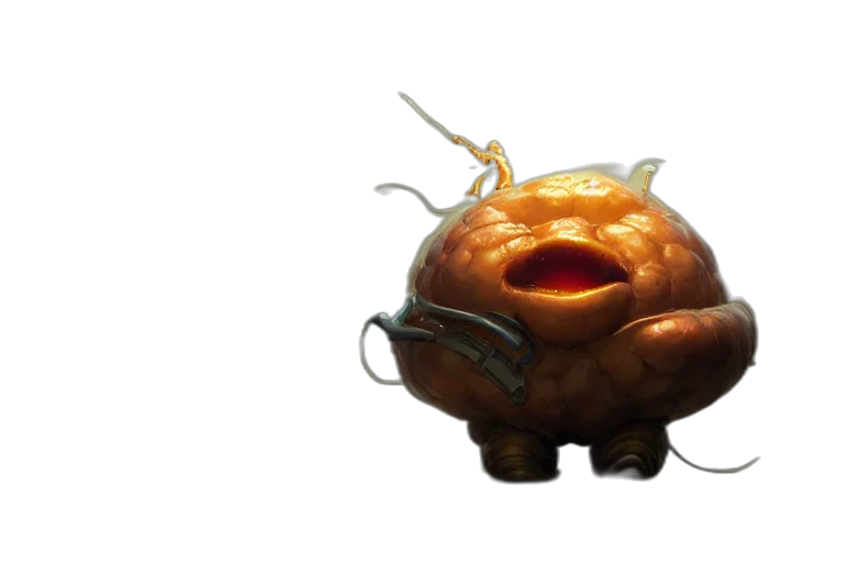 creature, animal, mask, robot, 3d render, concept art, photorealistic, outer space transparent PNG cut-out