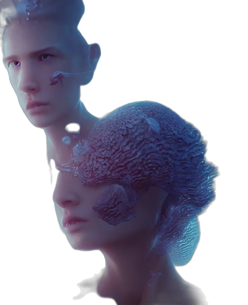 face, crown, mask, robot transparent PNG cut-out