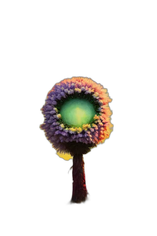 flower, staff, jewelry, crown, 3d render, concept art, photorealistic, giant transparent PNG cut-out