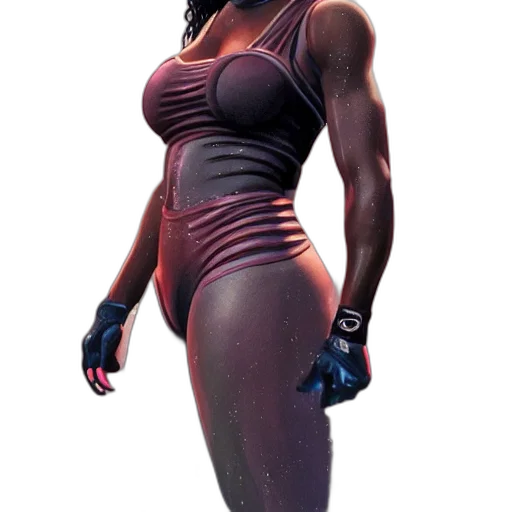 dress, staff, weapon, robot transparent PNG cut-out