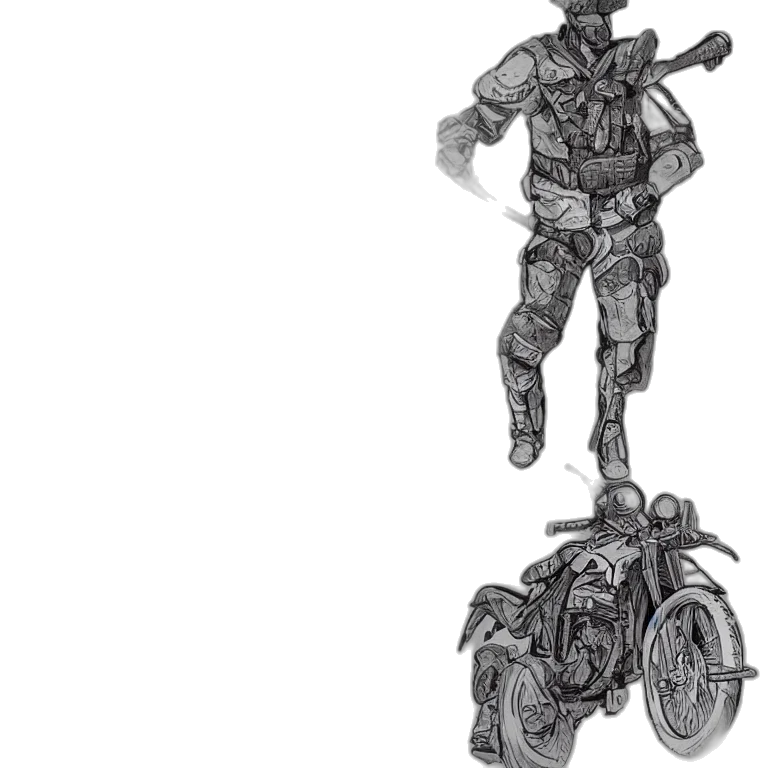 robot, weapon, jacket, jewelry transparent PNG cut-out