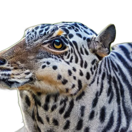 animal, creature, face, jewelry, photorealistic, 3d render, concept art, oil painting transparent PNG cut-out
