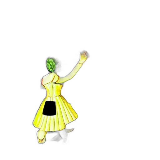 dress, staff, robot, jacket, concept art, 3d render, pixel art, cartoon transparent PNG cut-out