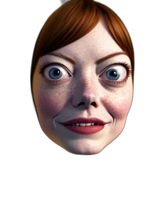 face, mask, creature, robot, 3d render, photorealistic, concept art, cartoon transparent PNG cut-out