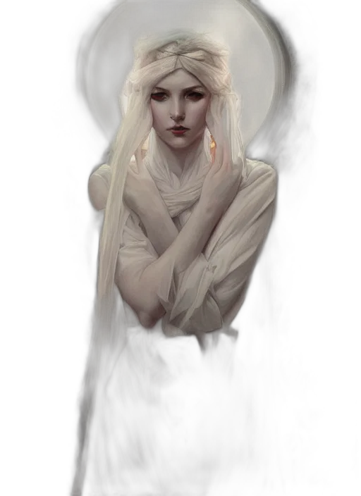 face, dress, mask, crown, fantasy art, concept art, photorealistic, pixel art transparent PNG cut-out