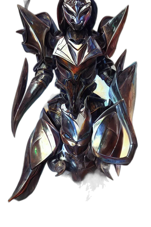 robot, sword, weapon, dragon, concept art, fantasy art, comic book art, pixel art transparent PNG cut-out