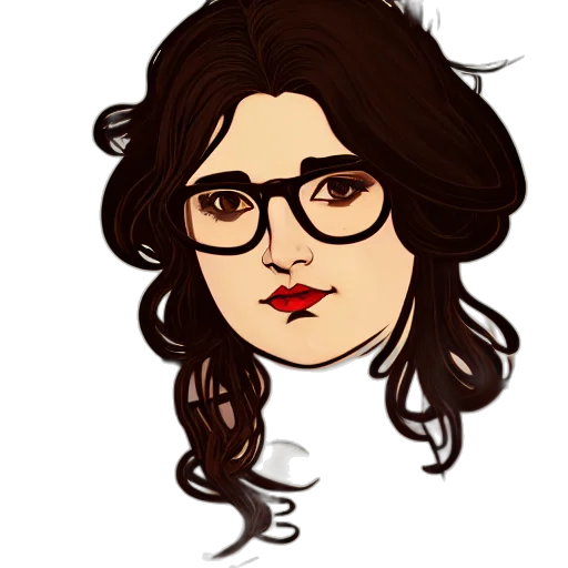 face, hair, cartoon, comic book art transparent PNG cut-out