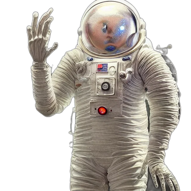 robot, staff, mask, creature transparent PNG cut-out