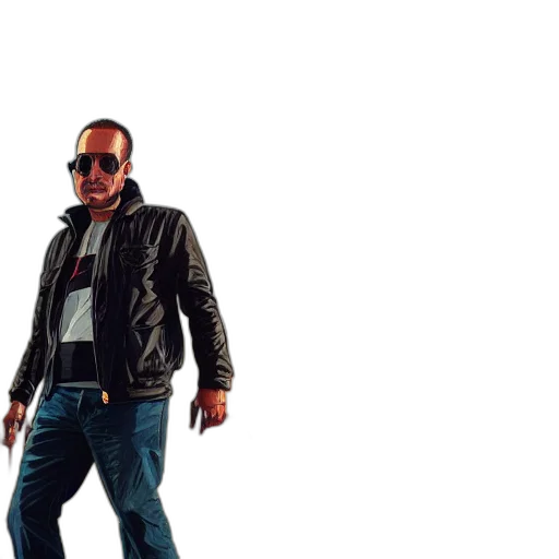 jacket, 3d render, concept art, photorealistic transparent PNG cut-out