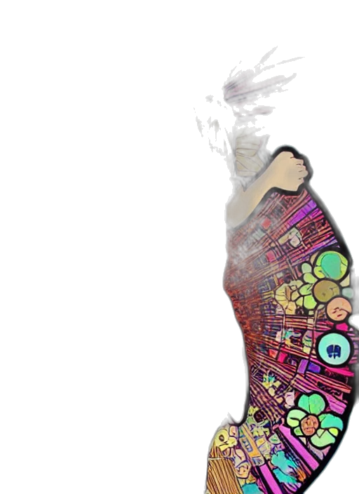 dress, bottle, jewelry, jacket, concept art, cartoon, 3d render, fantasy art transparent PNG cut-out