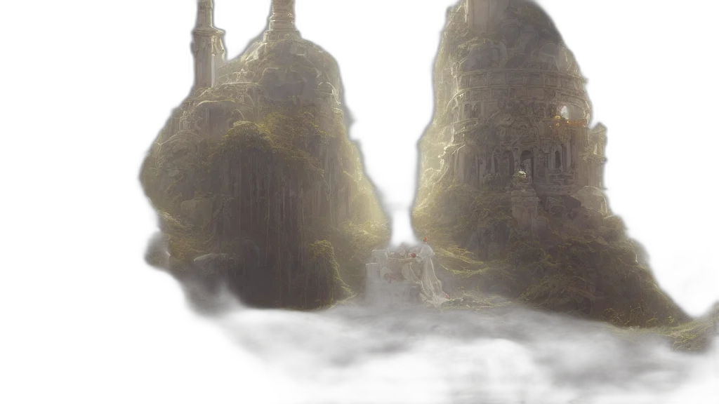 crown, concept art, 3d render, fantasy art transparent PNG cut-out