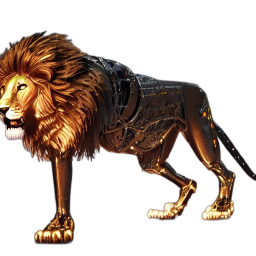 jacket, animal, staff, crown transparent PNG cut-out