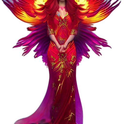 dress, fantasy art, concept art, pixel art, 3d render, red, colorful, beautiful transparent PNG cut-out