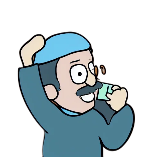 staff, cartoon, concept art, pixel art transparent PNG cut-out
