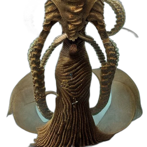staff, hat, jewelry, crown, concept art, 3d render, fantasy art, underwater transparent PNG cut-out