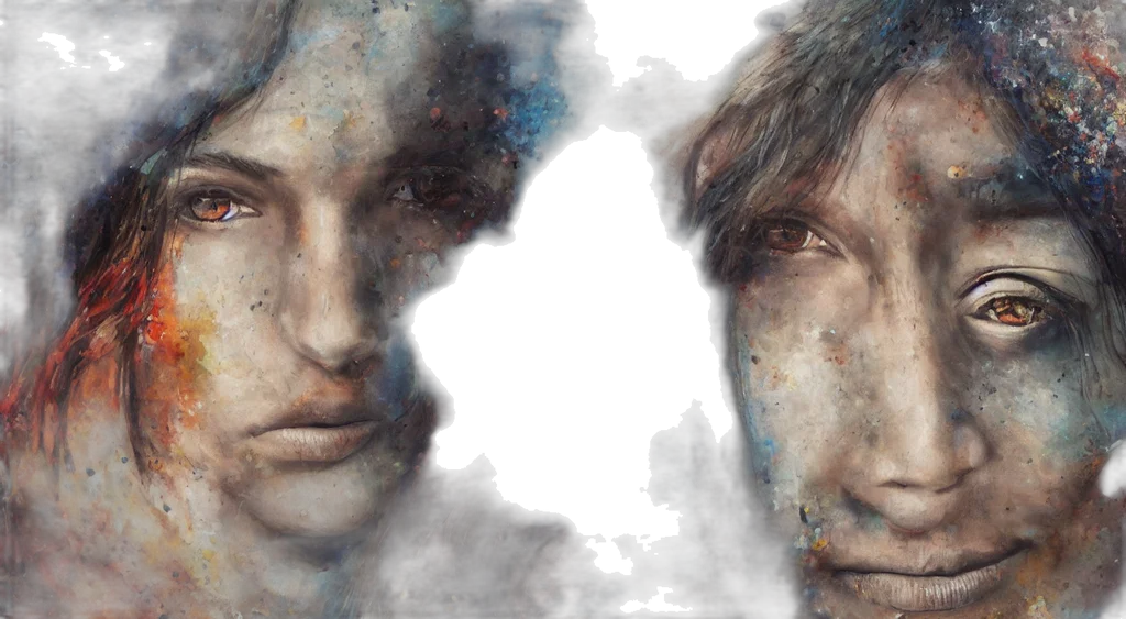 face, photorealistic, fantasy art, concept art transparent PNG cut-out