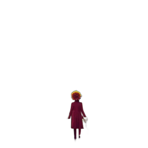 robot, dress, staff, creature, pixel art, concept art, anime, 3d render transparent PNG cut-out