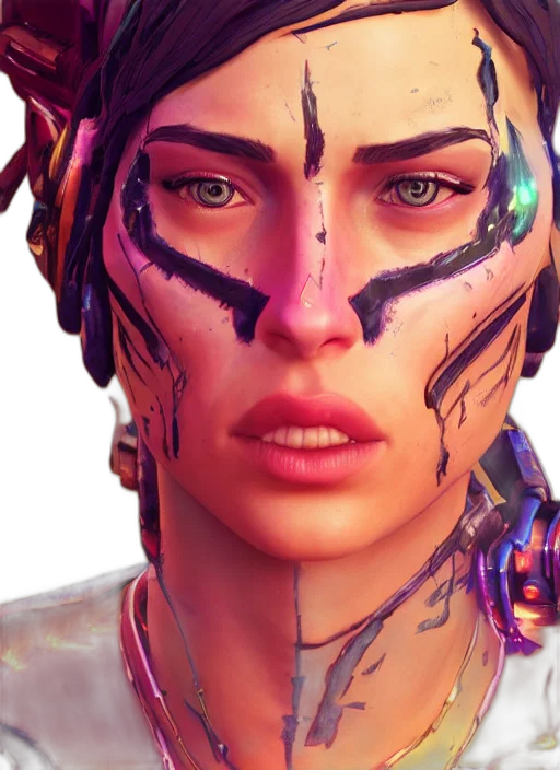 face, mask, cyberpunk, concept art transparent PNG cut-out