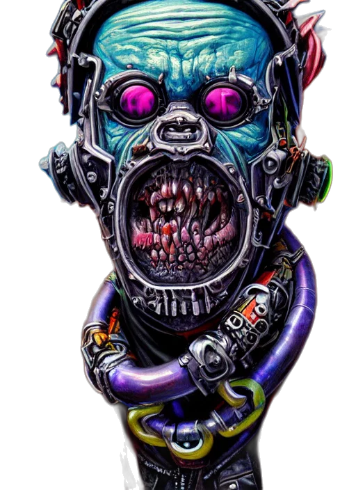 mask, face, robot, creature transparent PNG cut-out