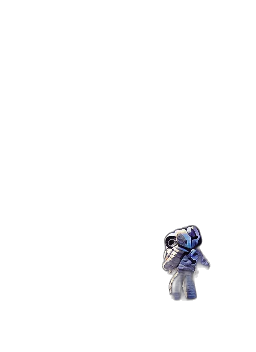 robot, staff, animal, creature, 3d render, concept art, pixel art, photorealistic transparent PNG cut-out