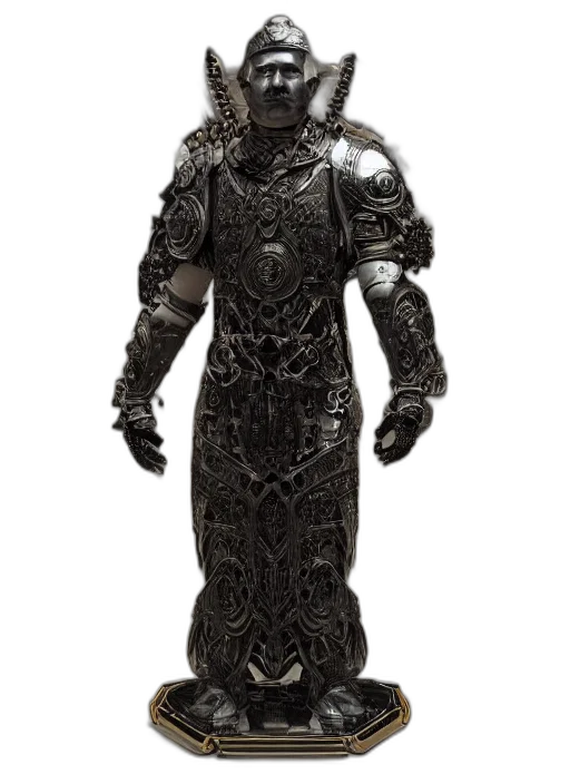 robot, staff, mask, concept art transparent PNG cut-out