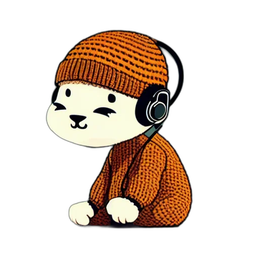 hat, staff, animal, pixel art transparent PNG cut-out