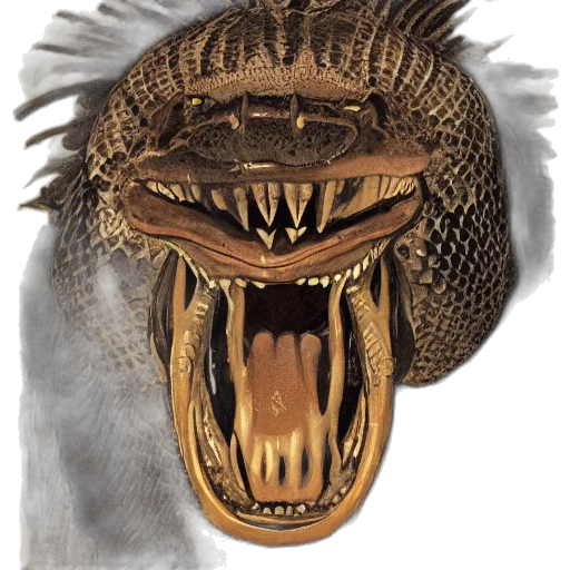 dragon, creature, animal, mask transparent PNG cut-out