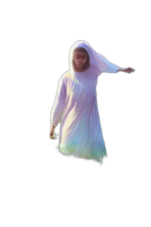 dress, creature, staff, face, 3d render, concept art, vaporwave, photorealistic transparent PNG cut-out
