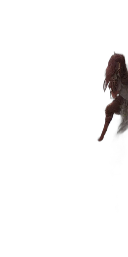 dragon, hair, creature, animal transparent PNG cut-out