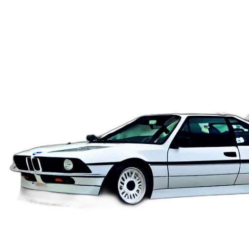 car, photorealistic, 3d render, vaporwave transparent PNG cut-out
