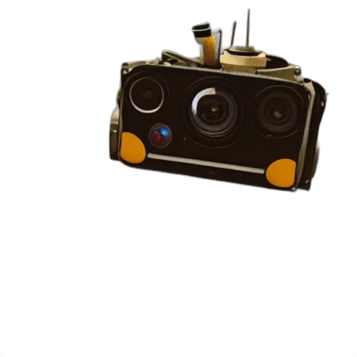 robot, car, staff, weapon transparent PNG cut-out