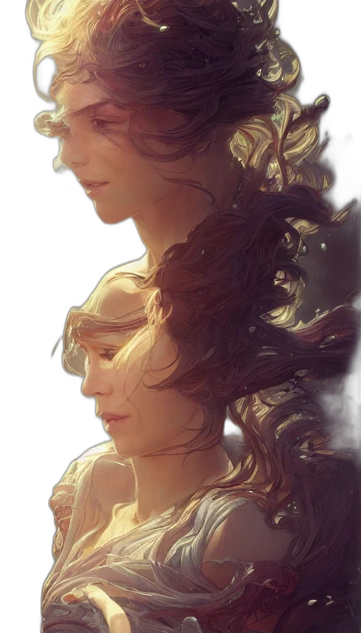 crown, face, mask, fantasy art transparent PNG cut-out