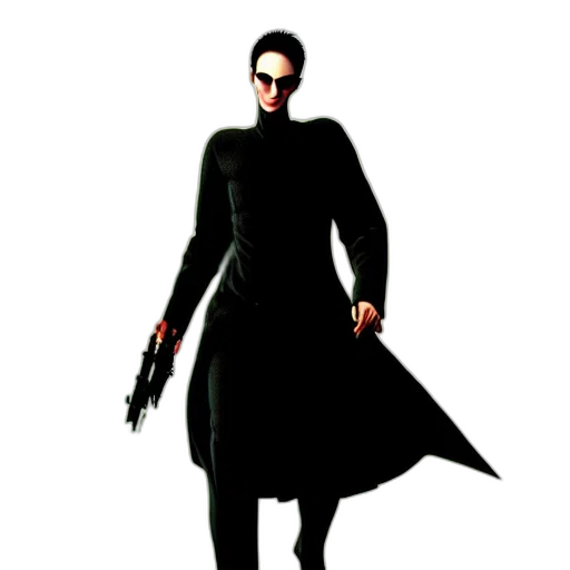 jacket, staff, weapon, animal transparent PNG cut-out