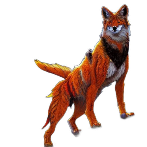 animal, creature, dragon, staff transparent PNG cut-out
