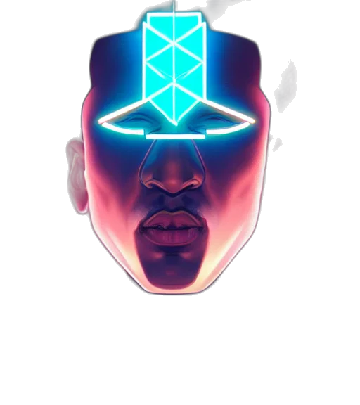 mask, face, crown, robot transparent PNG cut-out
