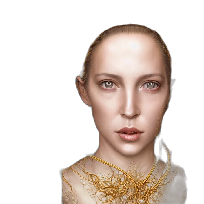 jewelry, face, crown, mask, photorealistic, fantasy art, concept art, 3d render transparent PNG cut-out