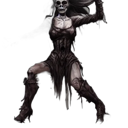 creature, mask, staff, concept art transparent PNG cut-out
