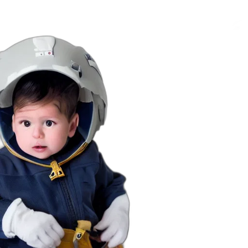 robot, jacket, outer space, infant transparent PNG cut-out