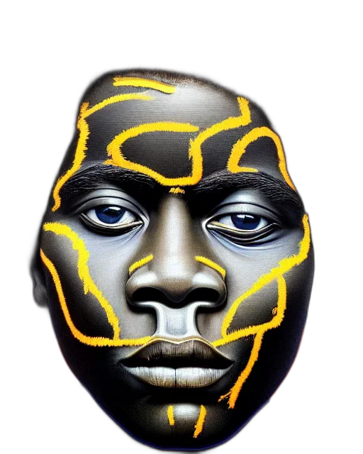 mask, face, creature, crown transparent PNG cut-out