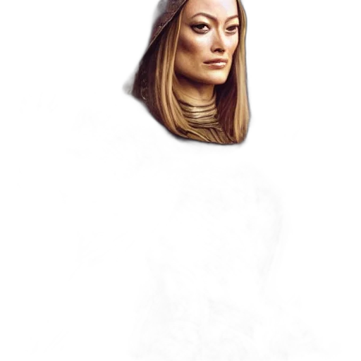 face, hair, mask, crown transparent PNG cut-out