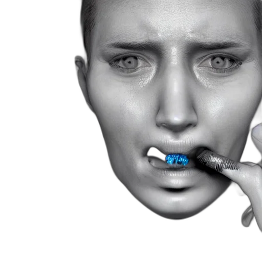 face, mask, jewelry, photorealistic transparent PNG cut-out