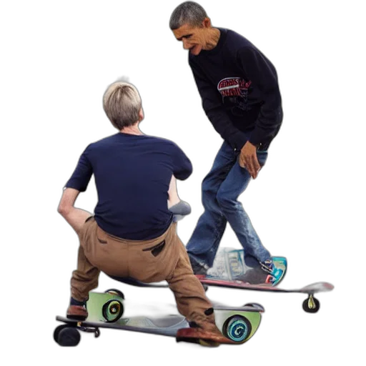 tony, hawk, teaching, obama transparent PNG cut-out
