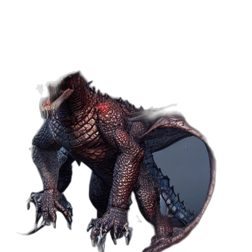 dragon, creature, animal, staff transparent PNG cut-out