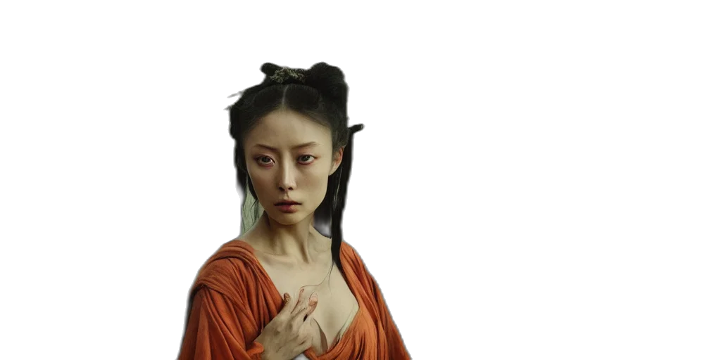 dragon, face, fantasy art, concept art, photorealistic, oil painting, fire, wuxia transparent PNG cut-out