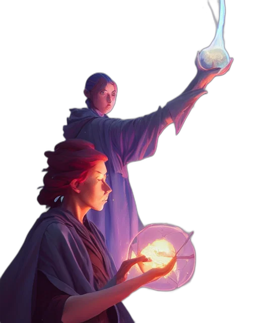 staff, concept art, fantasy art, pixel art, 3d render, fire, night, underwater transparent PNG cut-out