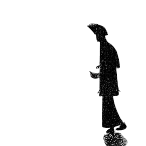 staff, hat, mask, dress transparent PNG cut-out