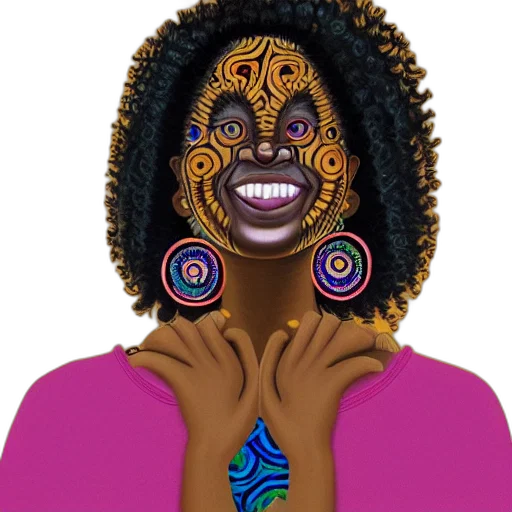mask, face, jewelry, cartoon, photorealistic, concept art, pixel art, dark transparent PNG cut-out